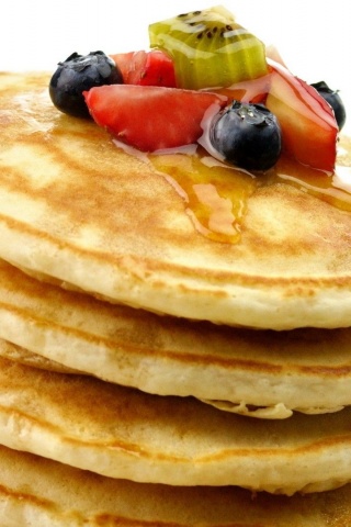 Food Pancakes Berries