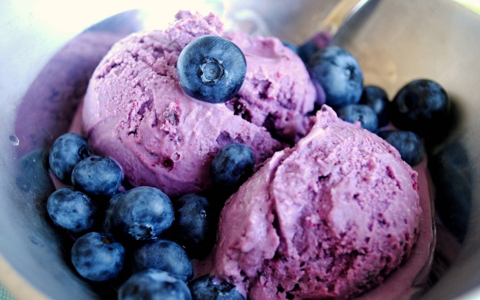 Fruits Food Ice Cream Blueberries