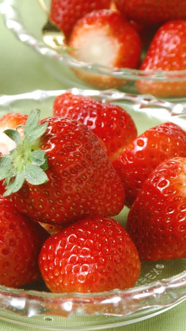 Fruits Food Strawberries
