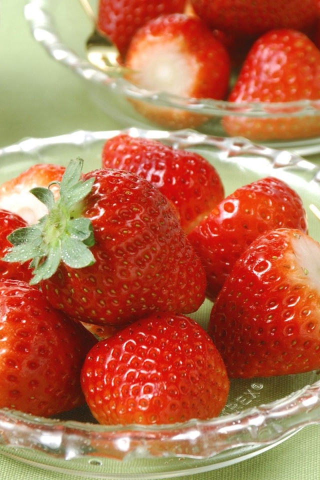 Fruits Food Strawberries