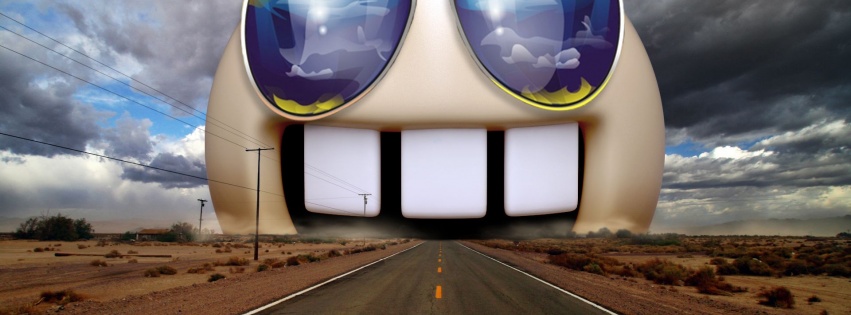 Funny Highway Sunglasses Photomanipulations