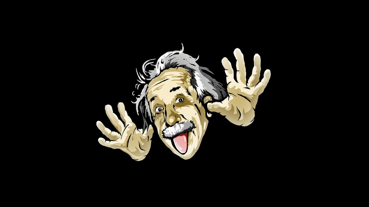 Funny Parody Albert Einstein
