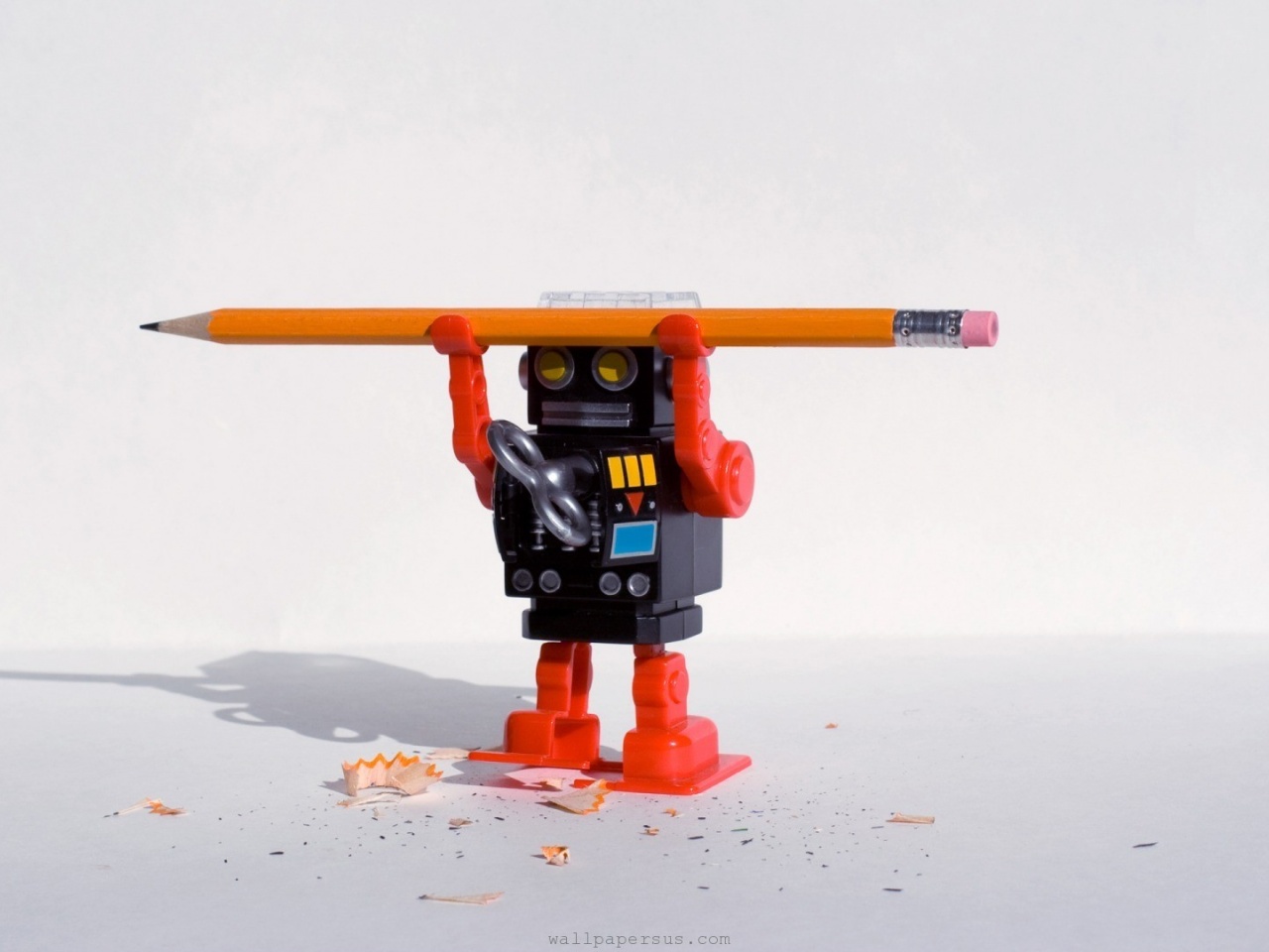 Funny Robot Pencil