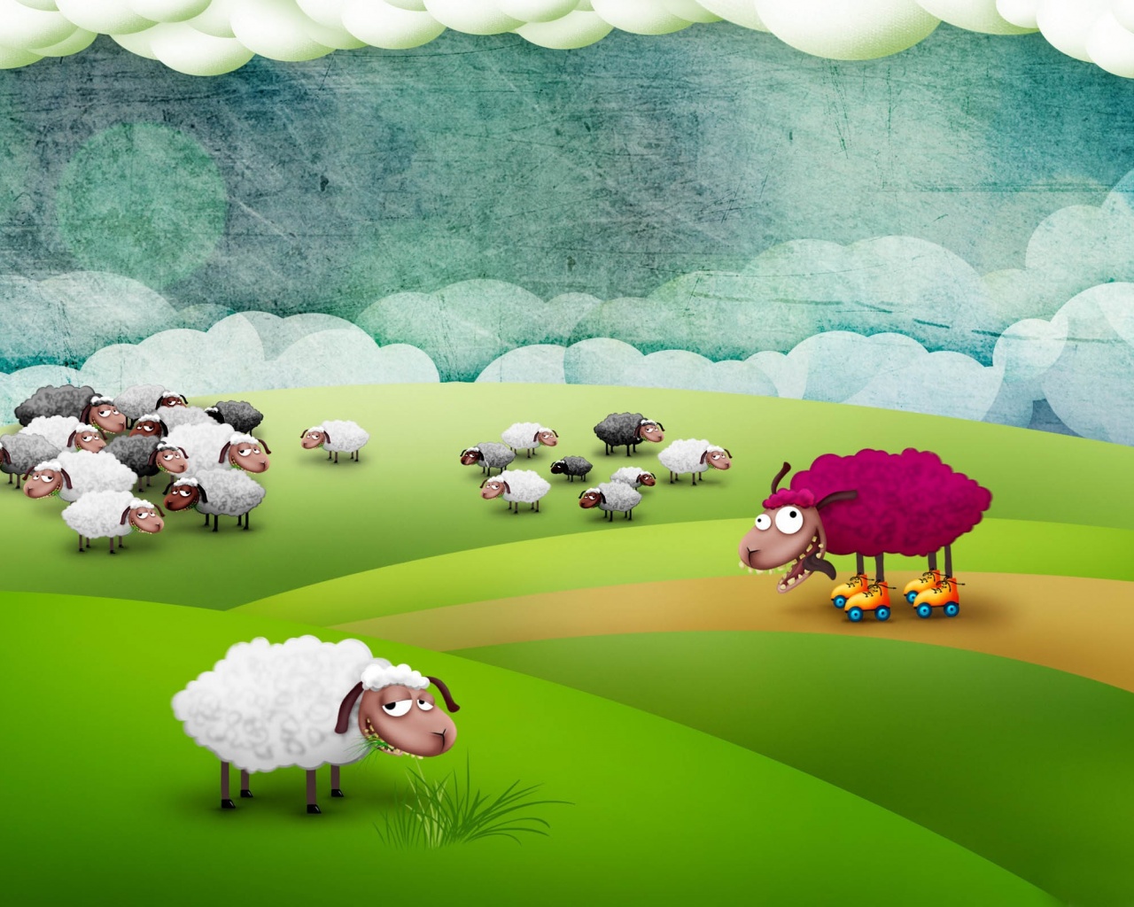 Funny Sheeps