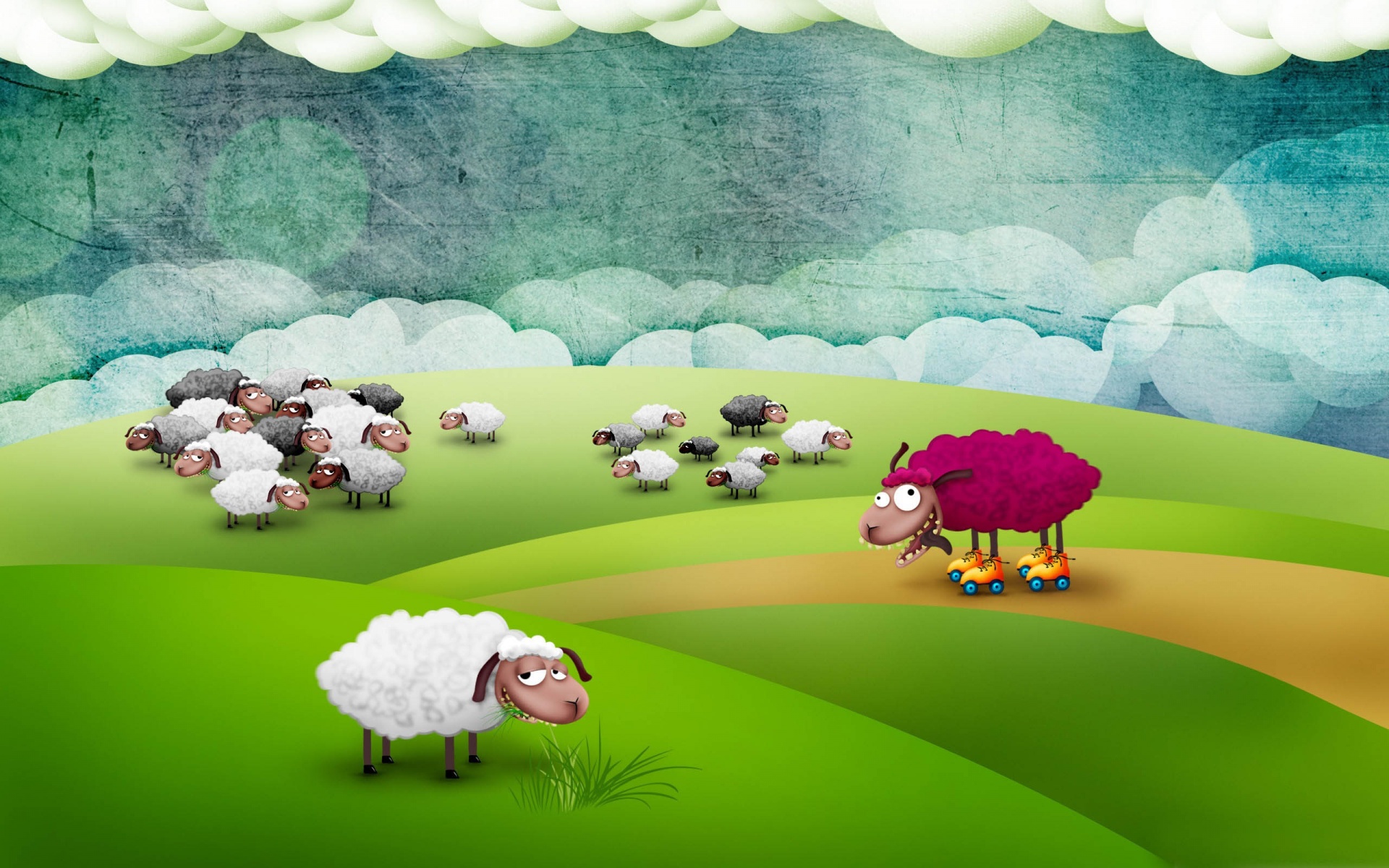 Funny Sheeps