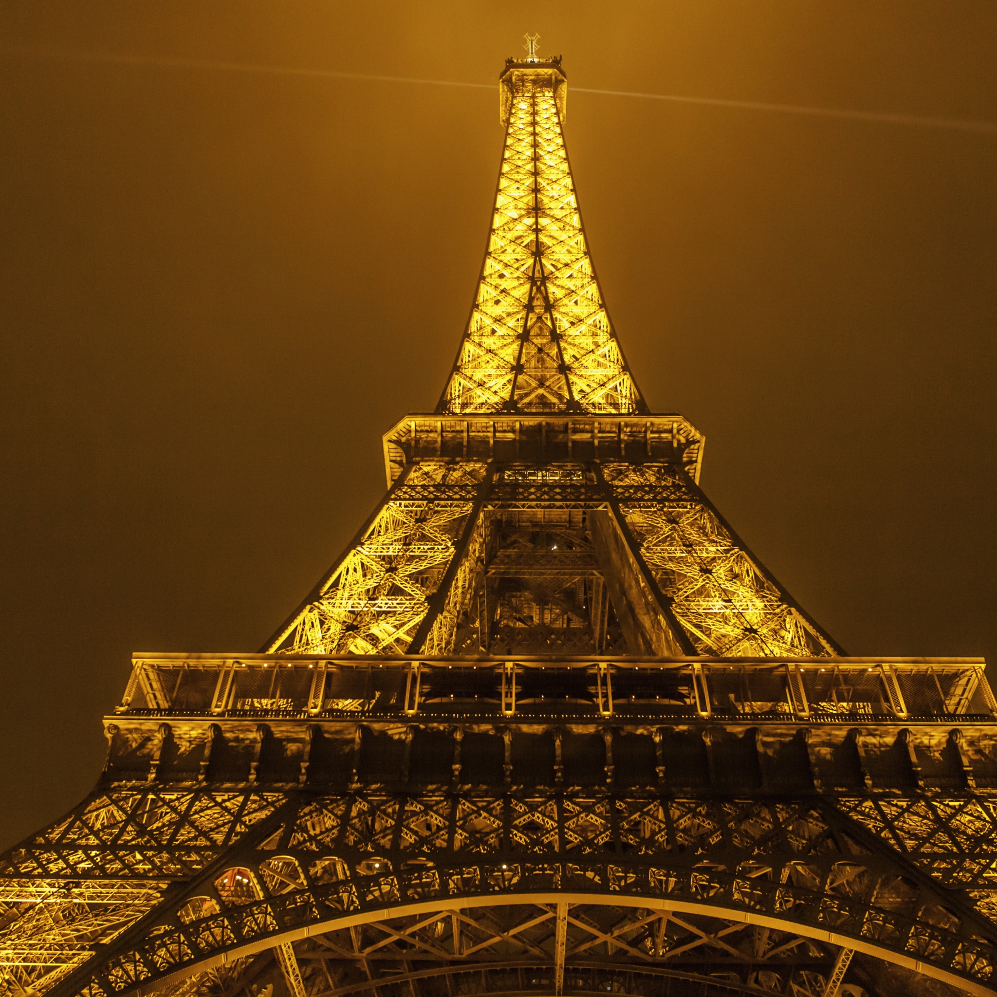 Glowing Eiffel Tower