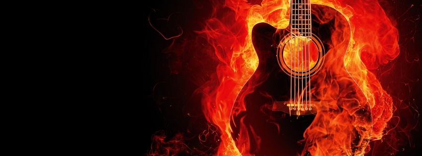 Guitar On Fire