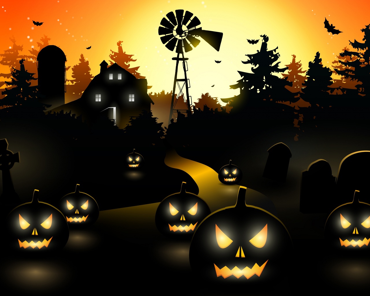 Halloween In Village