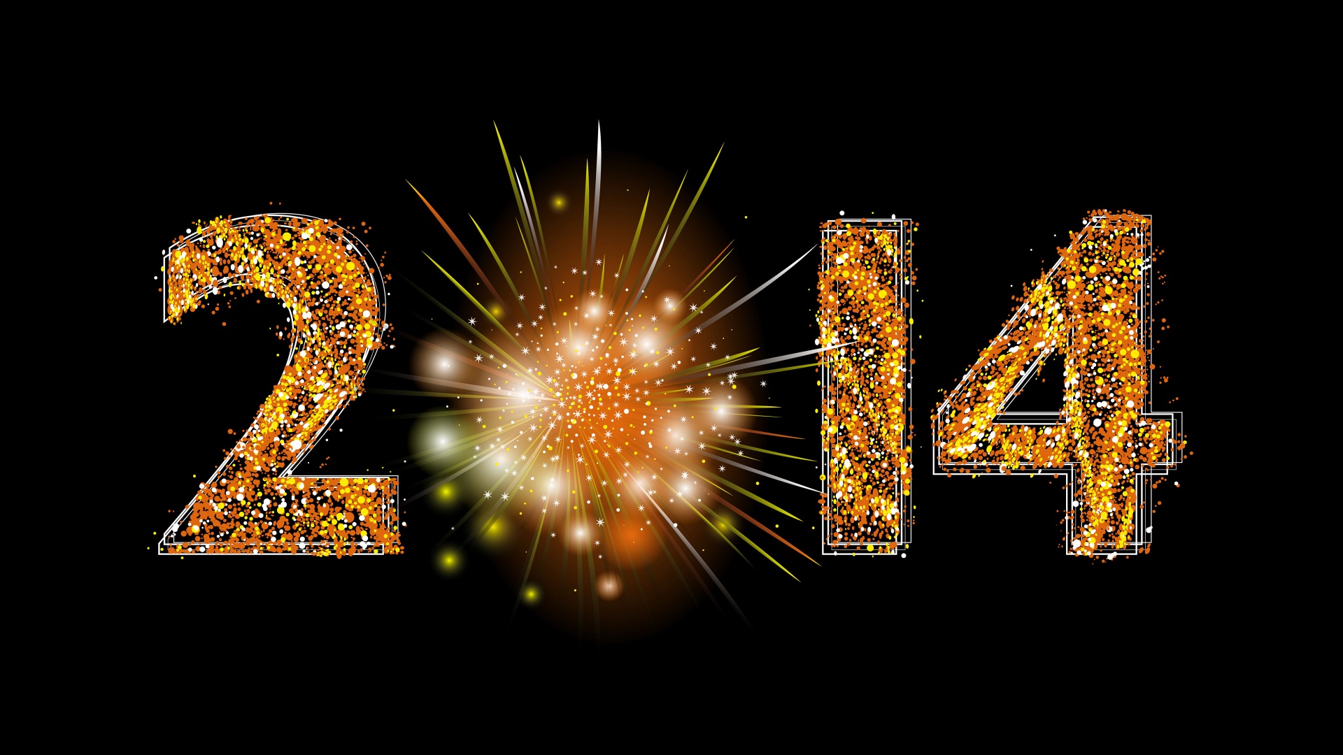 Happy New Year 2014 Fireworks