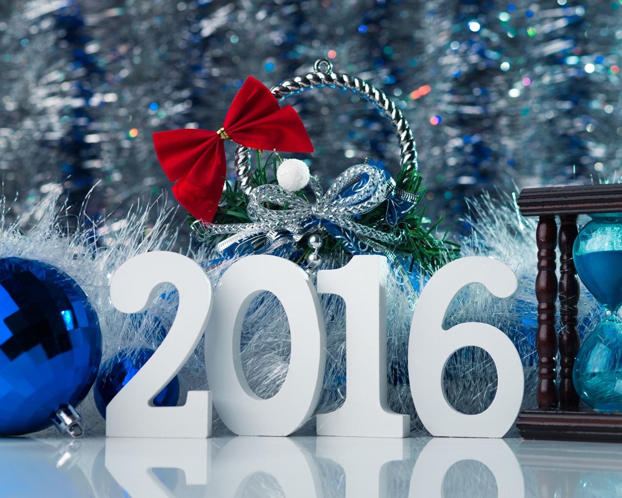 Happy New Year 2016 Bowknot