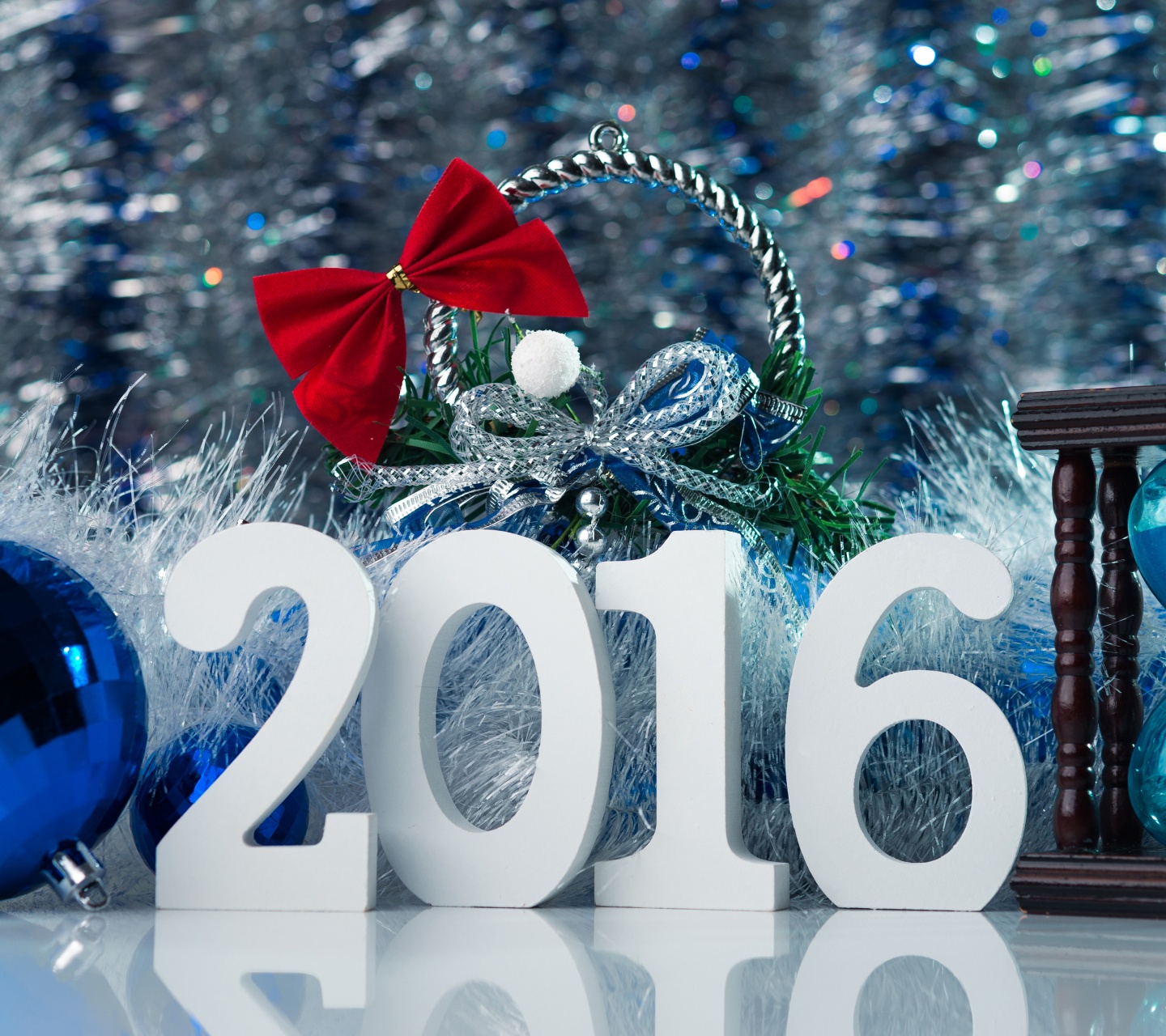 Happy New Year 2016 Bowknot