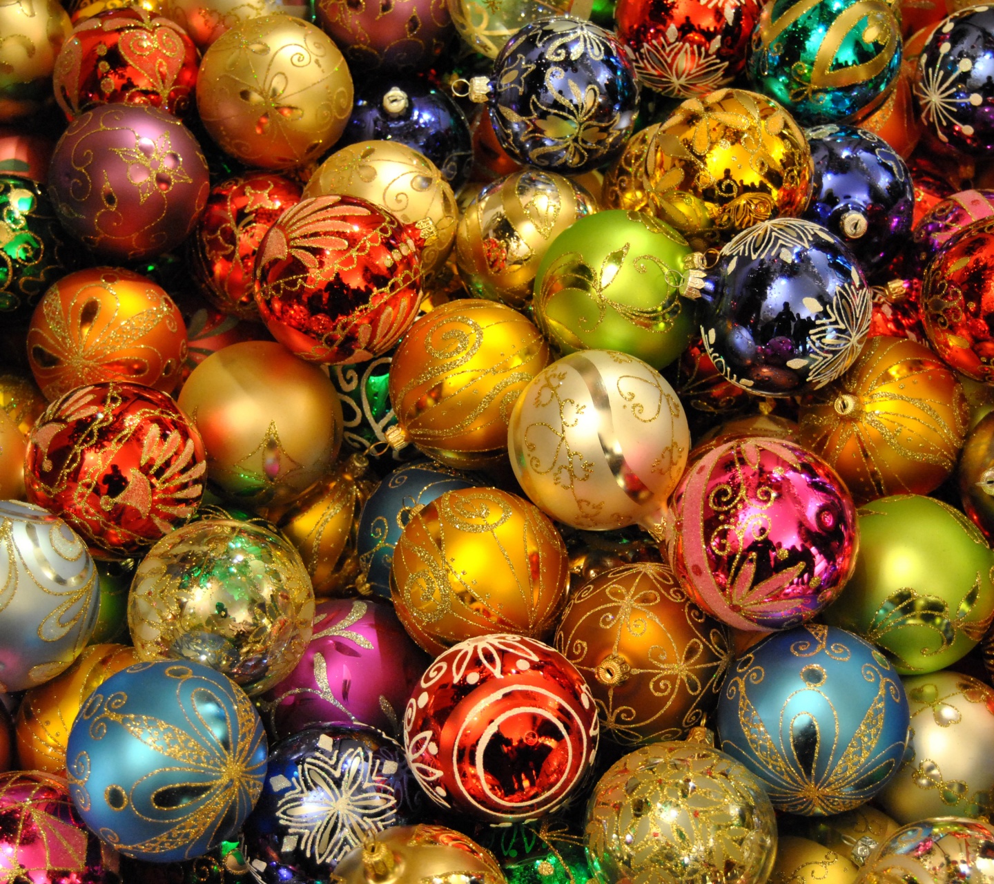 Holidays Christmas New Year Balls