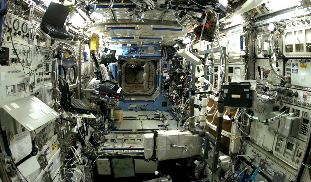 Inside Space Shuttle