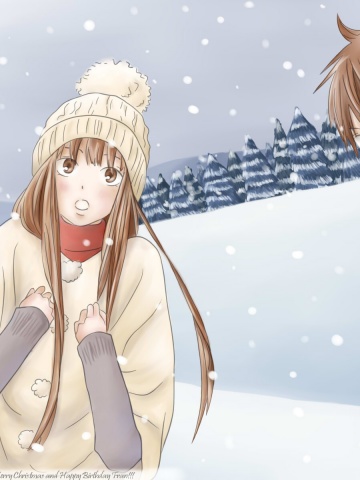 Kimi Ni Todoke Winter Snow Sawaki Kazehaya