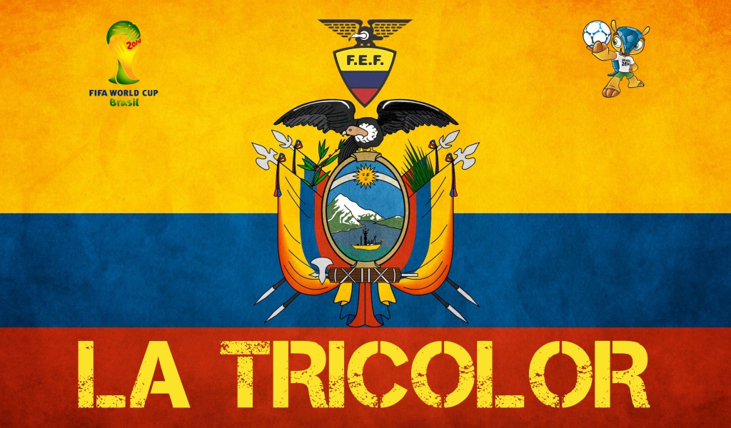 La Tricolor Ecuador Football Crest Logo