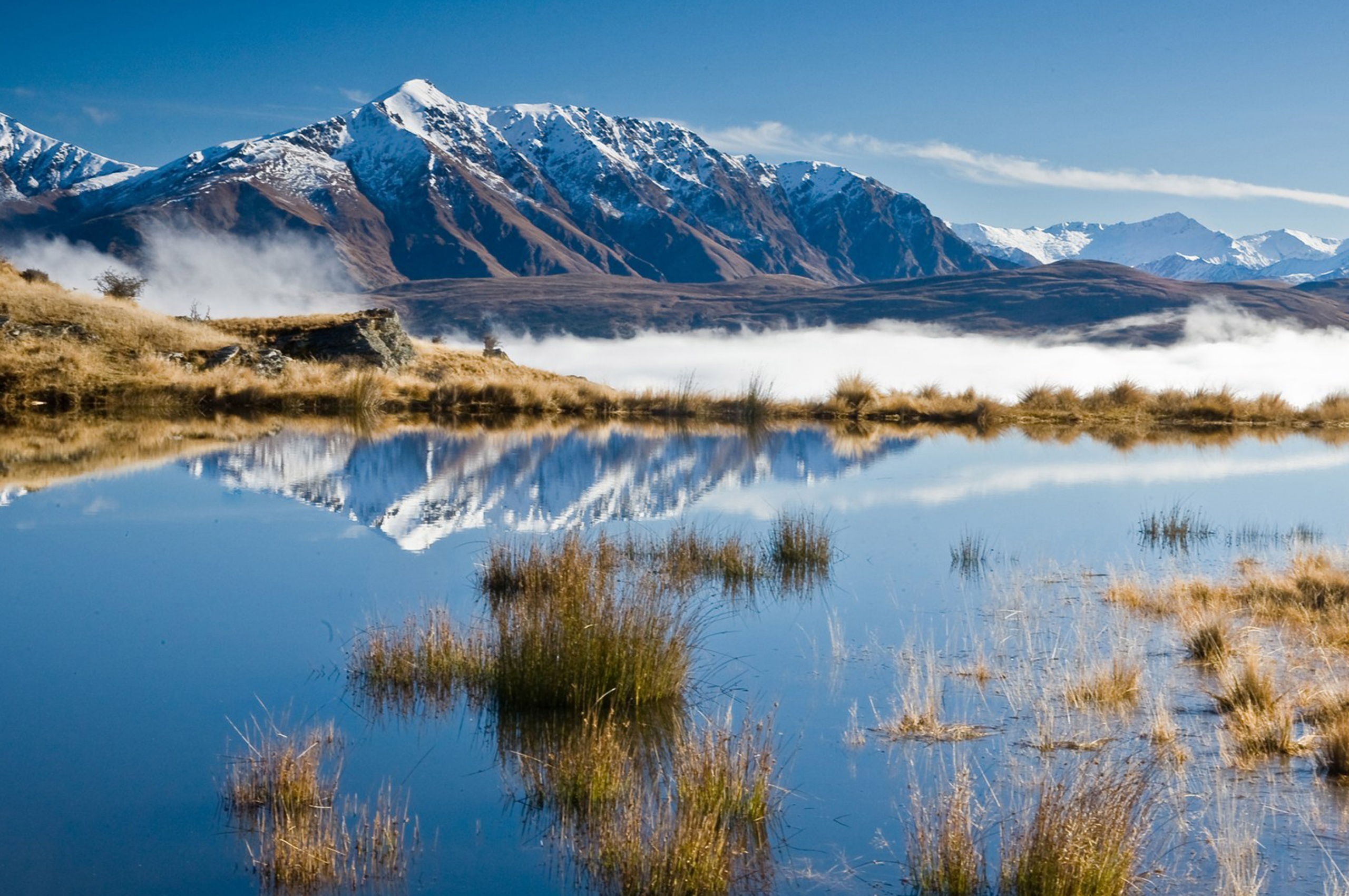 Lake In The Cloudsqueenstown New Zealand