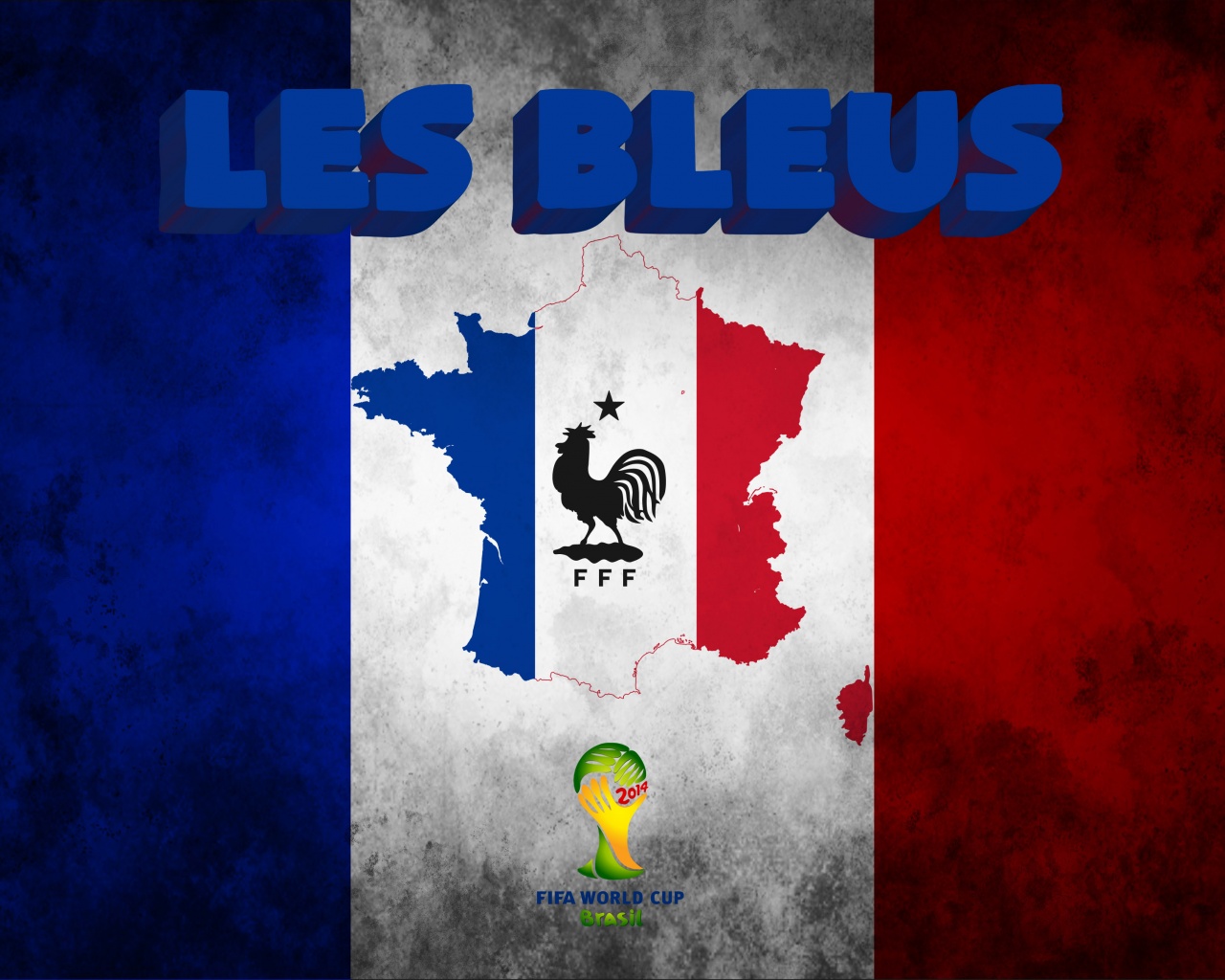 Les Bleus Football Crest France