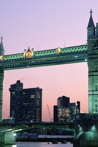 London Bridge England Evening Water City Landscape