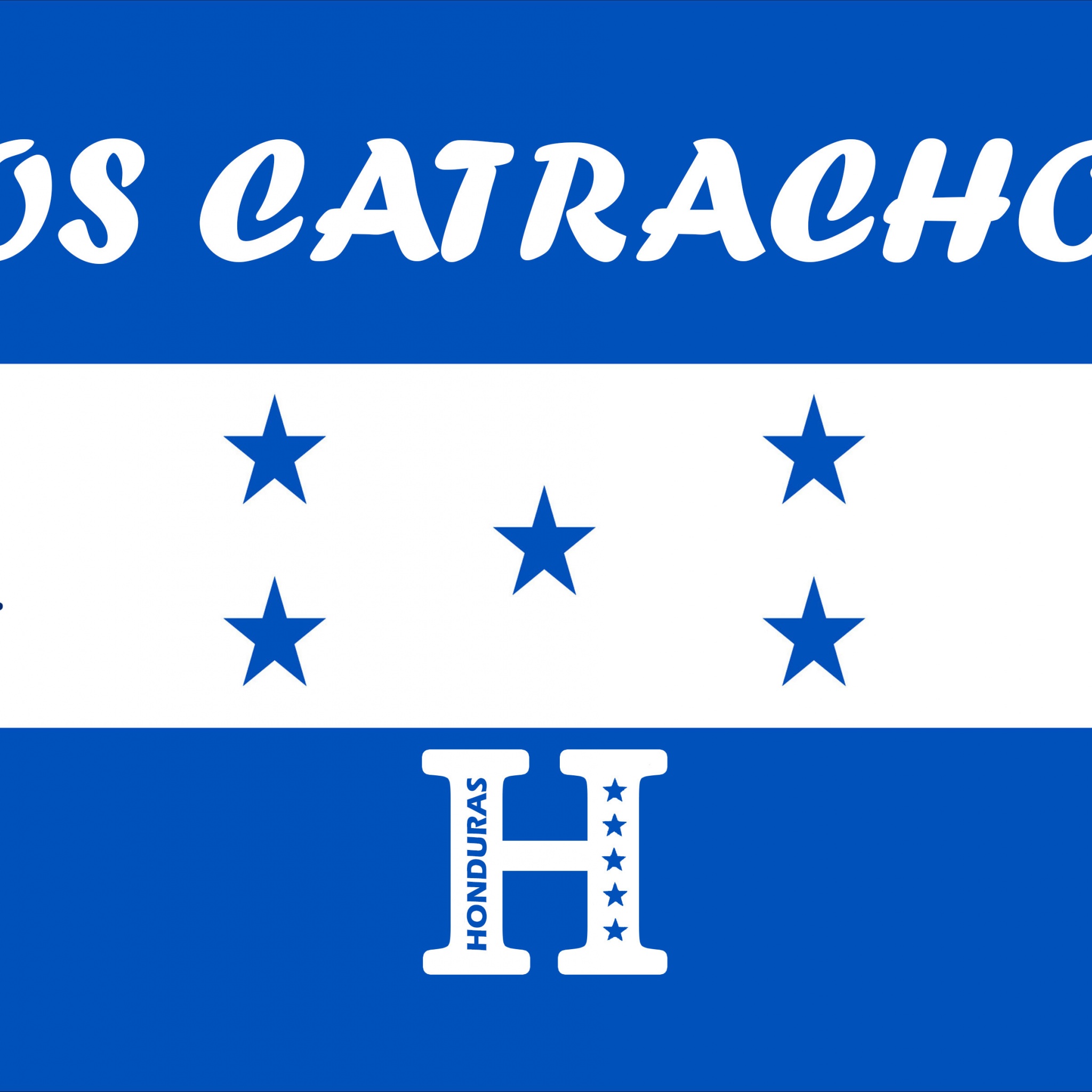 Los Catrachos Honduras Football Crest Logo