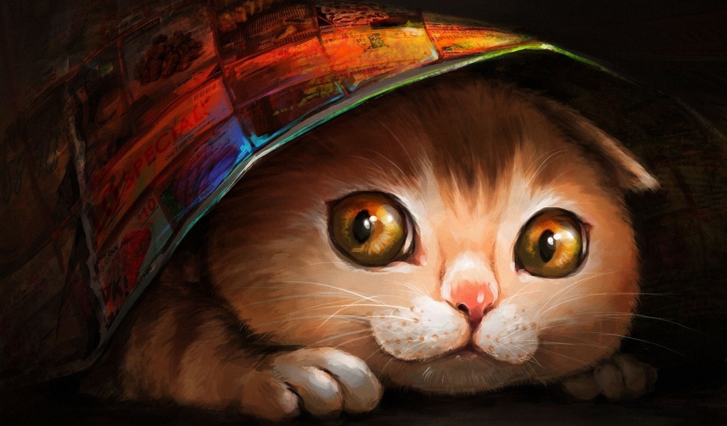 Lovely Cat Painting1