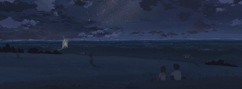 Makoto Shinkai 5 Centimeters Per Second Night Stars
