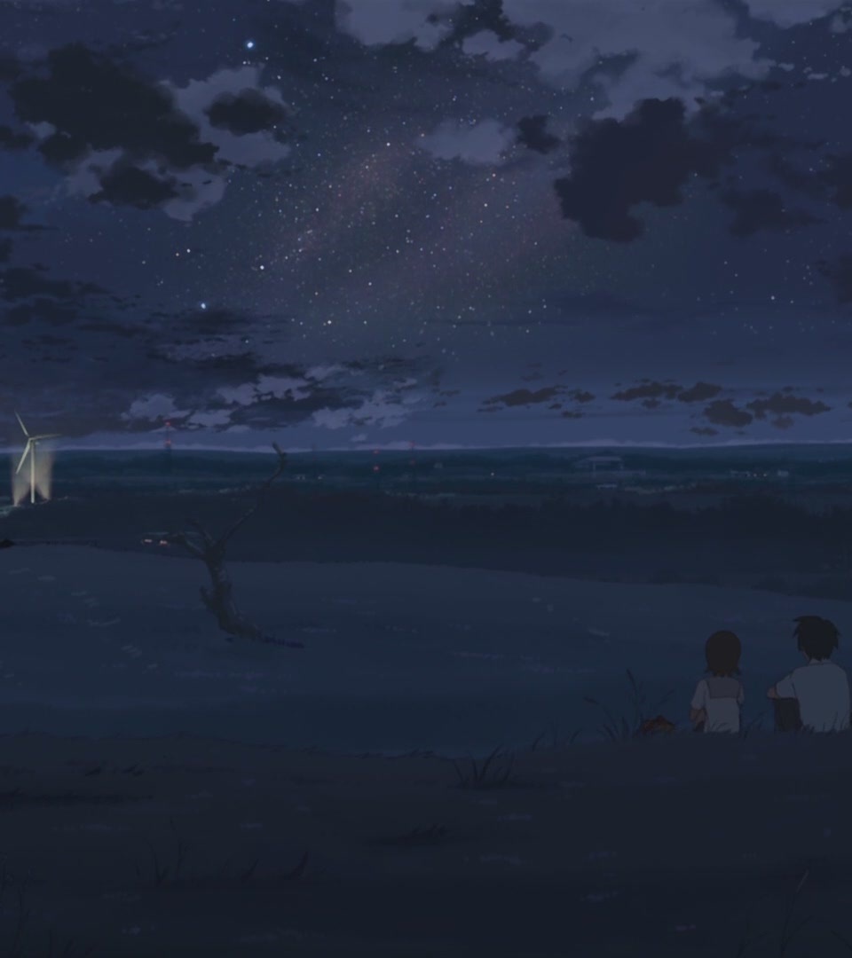 Makoto Shinkai 5 Centimeters Per Second Night Stars