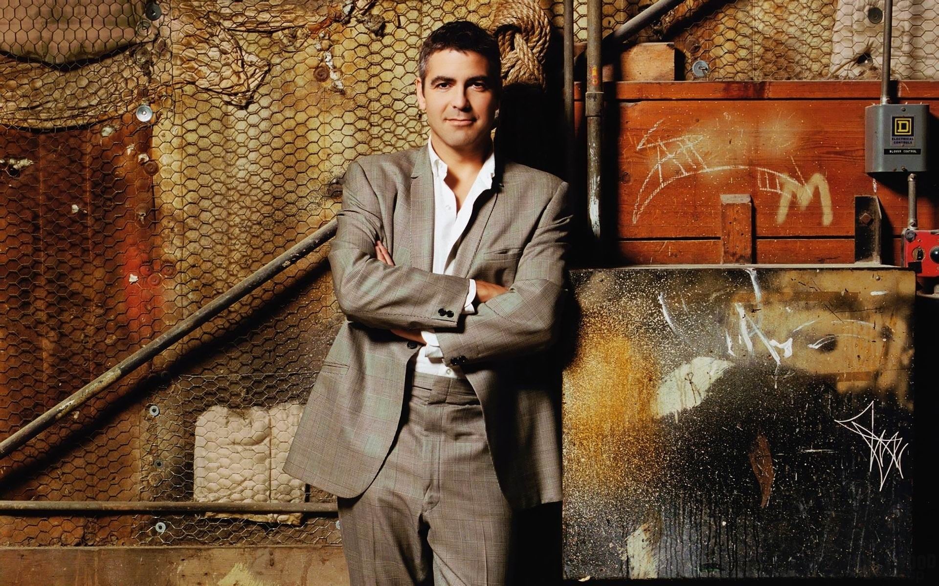 Men Male Celebrity George Clooney