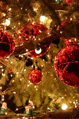 Merry Christmas Tree Balls Light