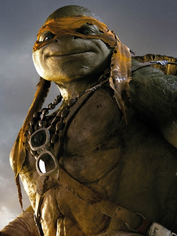 Mikey In TMNT 2014 Movie