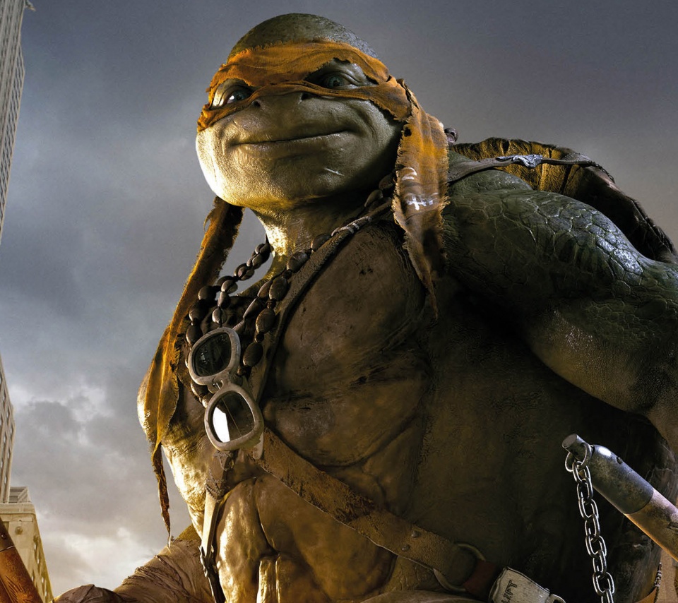 Mikey In TMNT 2014 Movie