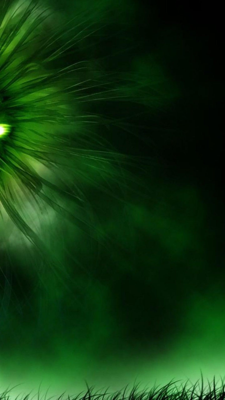 Miscellaneous Digital Art Green Evil Green Flower