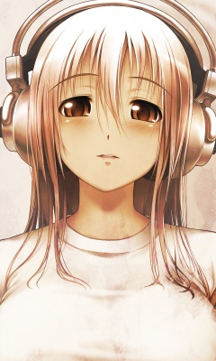 Music Headphones Sadness Eyes