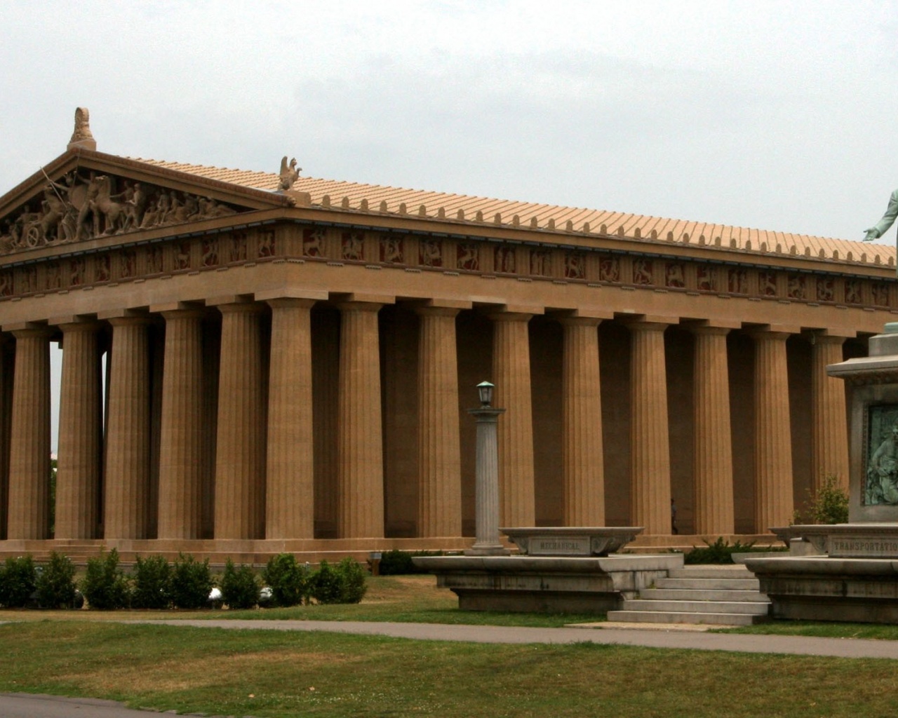 Nashville Parthenon From South United States