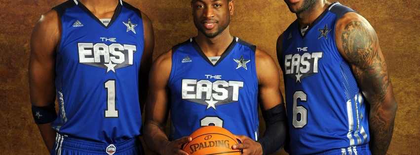 Nba American Basketball All Star Weekend Lebron Wade Bosh East Athlete