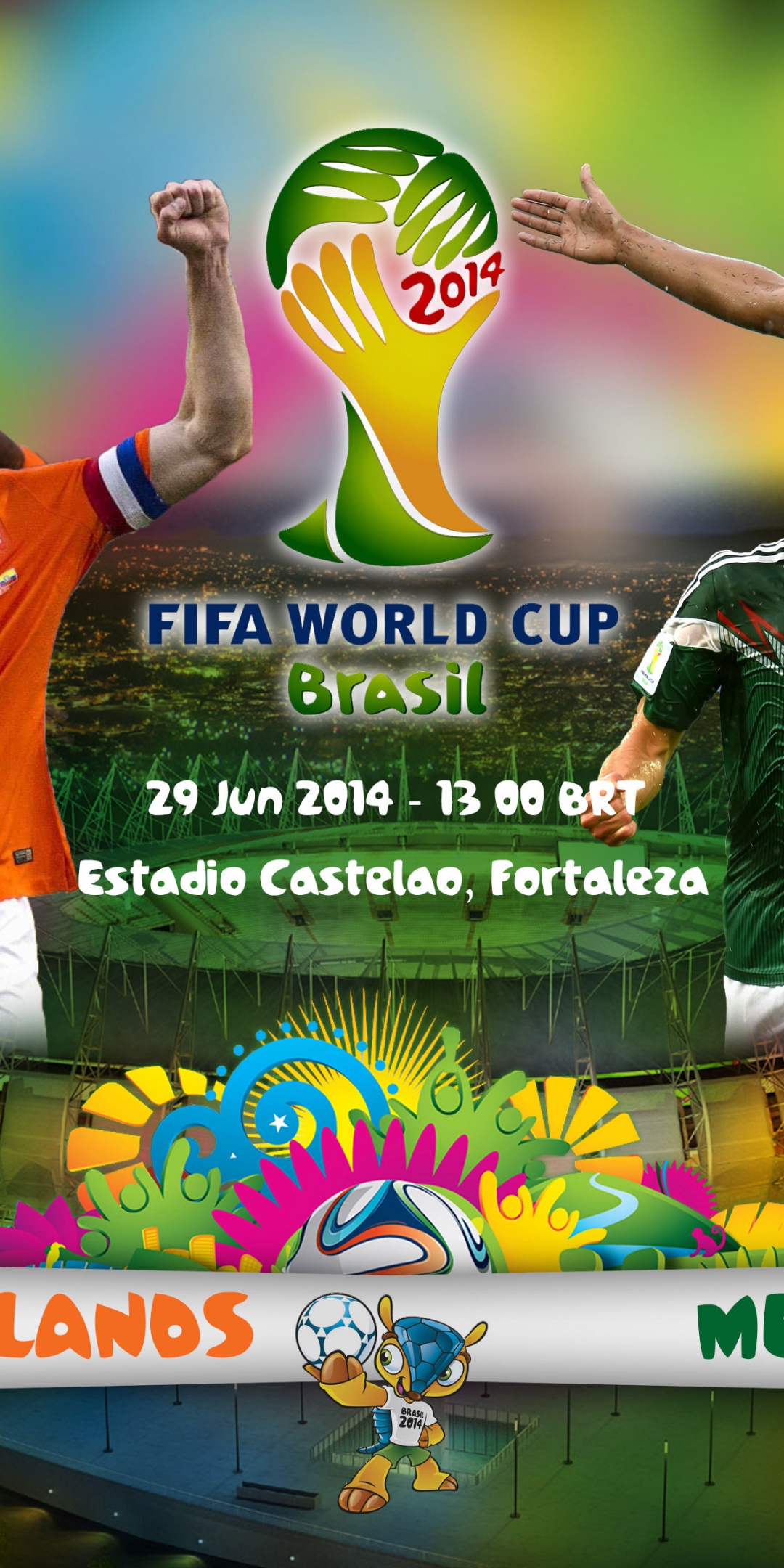 Netherlands Vs Mexico World Cup 2014