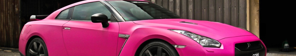 Nissan Gtr In Matte Pink
