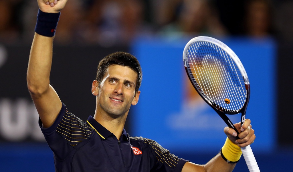 Novak Djokovic Salutes The Audience