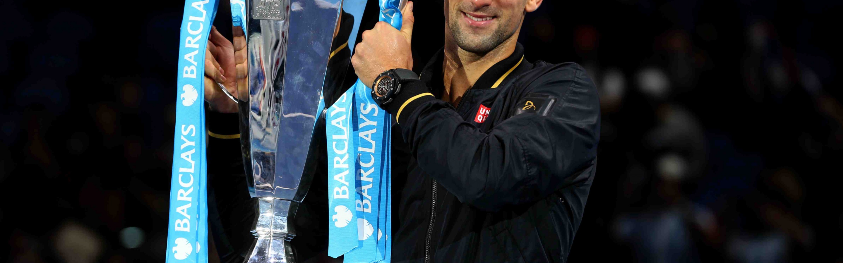 Novak Djokovic With The Trophy