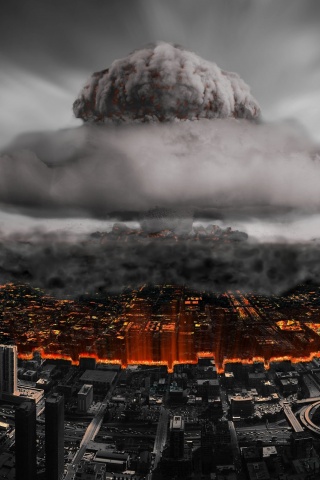 Nuclear Explosion Digital Art