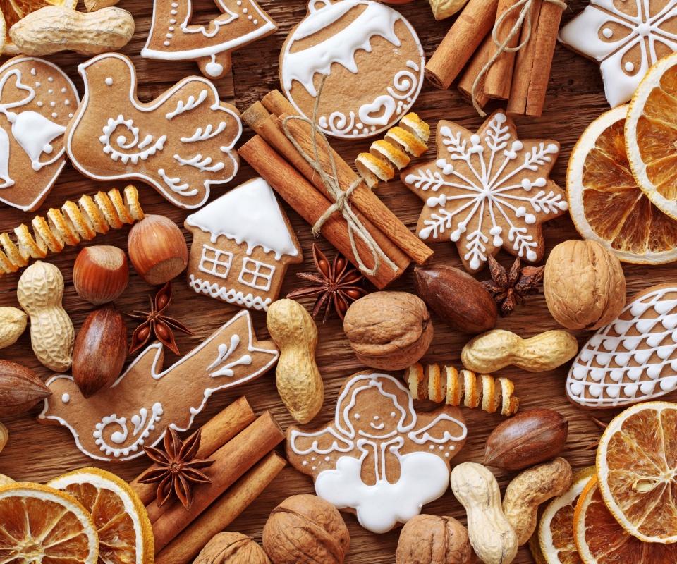 Nuts Cookies Christmas