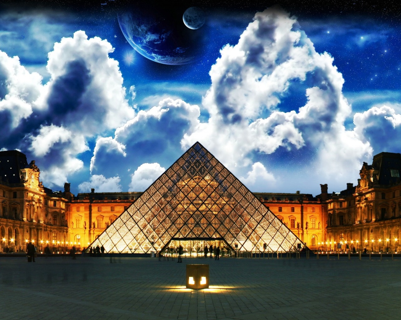 Over The Louvre