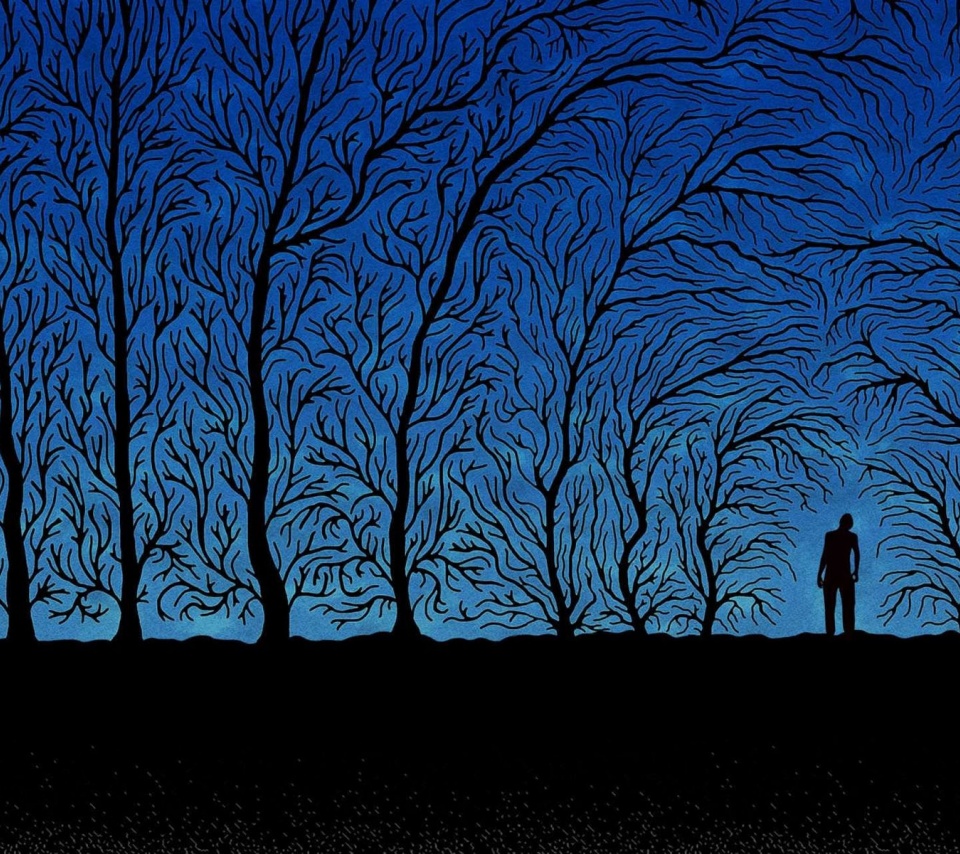 Person And Trees