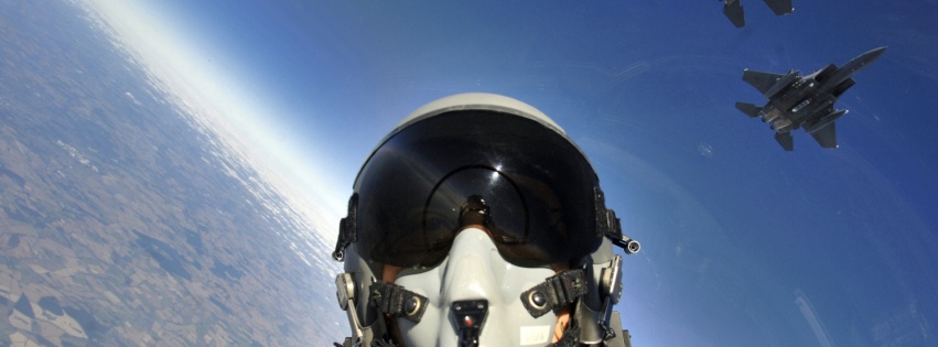 Pilot Cockpit Planes F15 Eagle