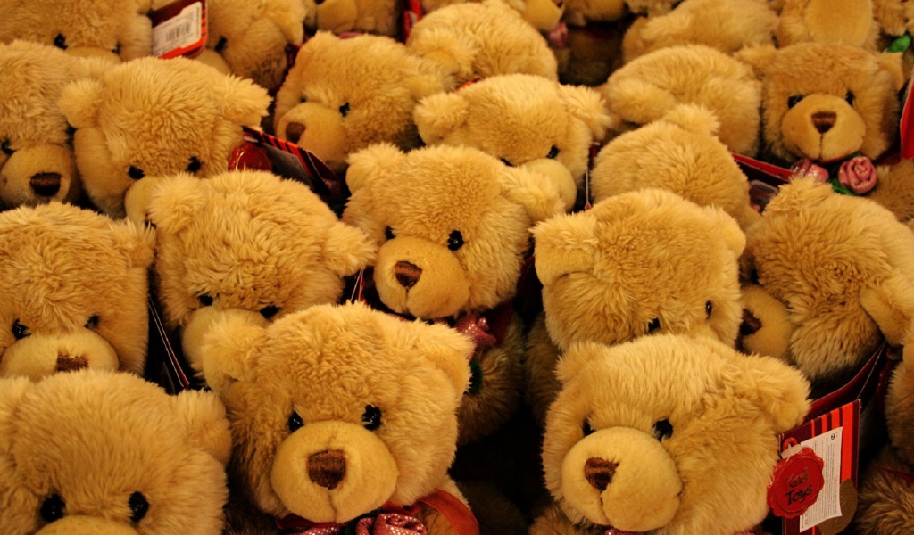 Roses Toy Bears