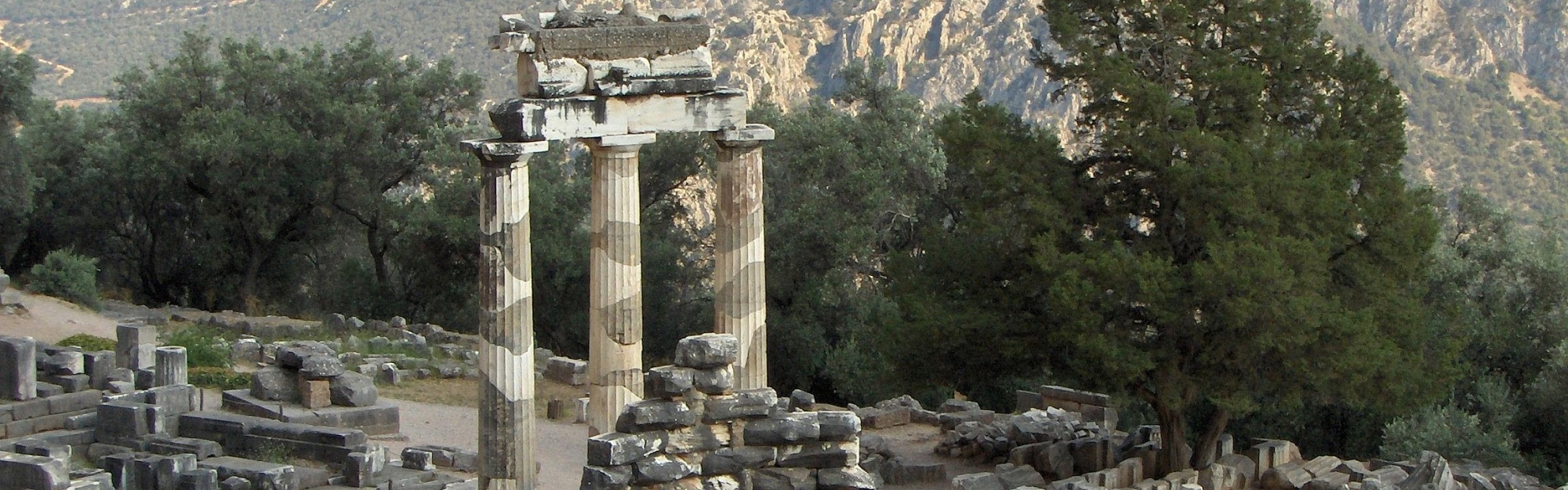 Sanctuary Of Athena Pronaia Delphi Fokida Thessalia Sterea Ellada Greece