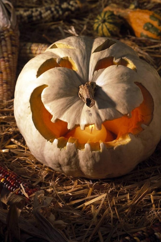 Scary Halloween Pumpkin Face