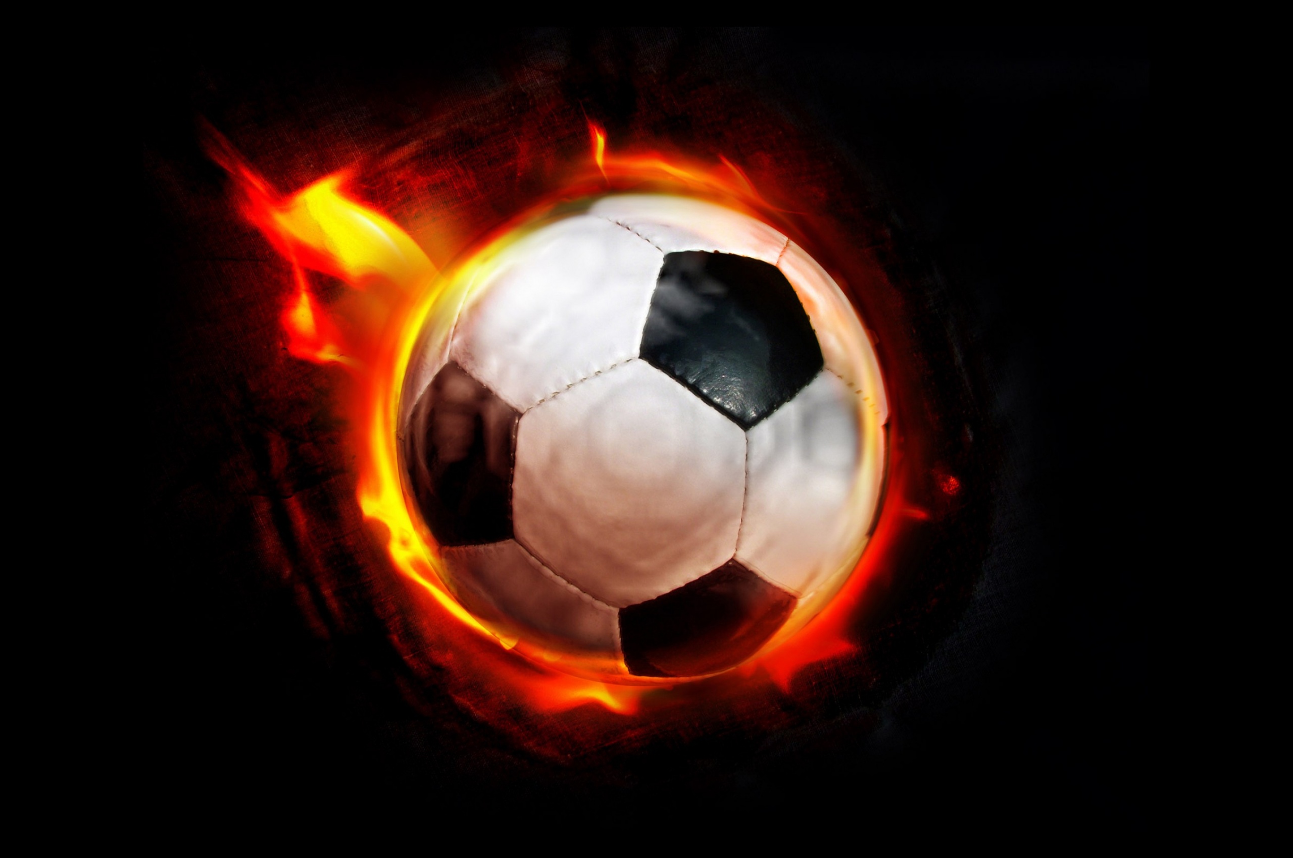 Soccer 3D Ball On Fire