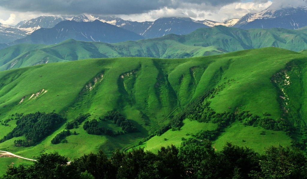 South Ossetia Mountain Asia Beautiful Scenery Nature