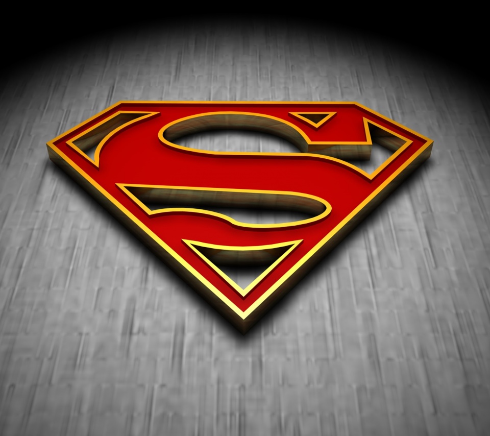 Superman 3D Logo