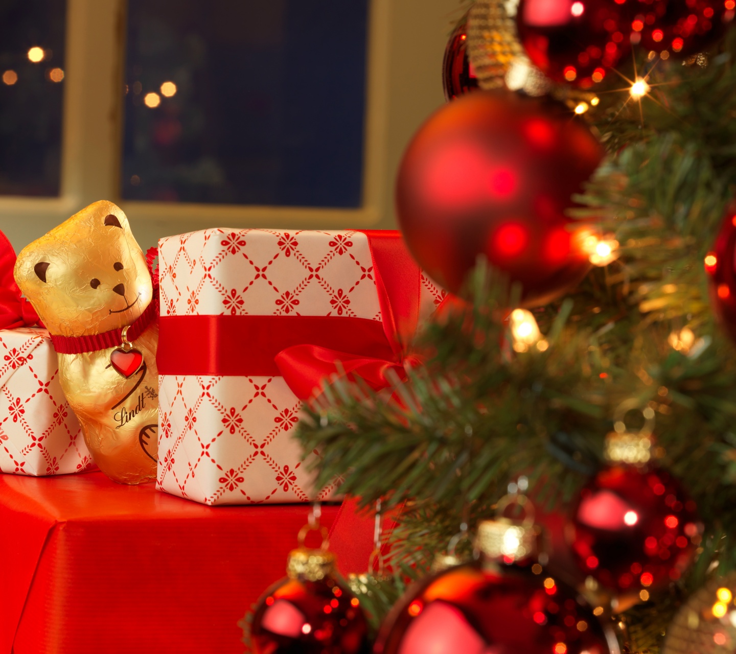 Teddy Bear Gifts And Christmas Tree